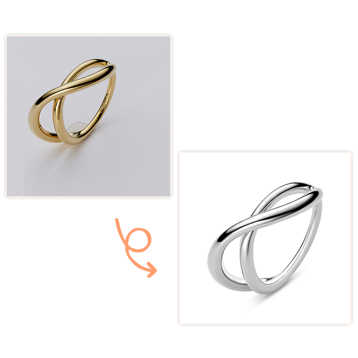 Jewelry photo retouching Service